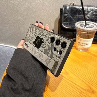 Gengar Leather Wrist Strap Case – Samsung Galaxy S22 Ultra