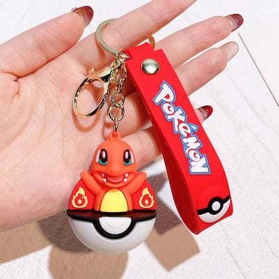 Pokémon Keychain 2025 – Pikachu, Psyduck, Gengar & More Cartoon Figures 🎒✨