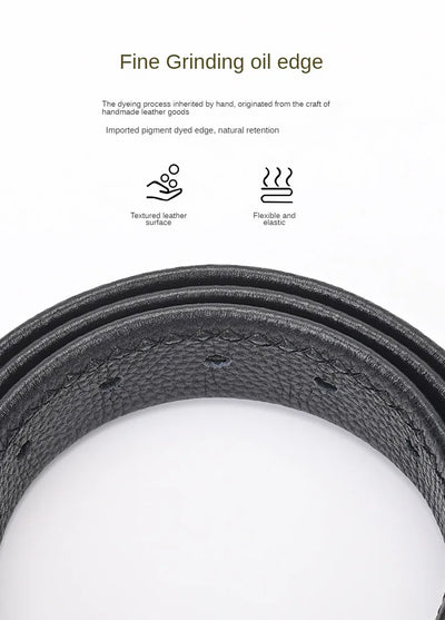 Trendsetter Men's Belt 🔥 PU Leather w/ Alloy Buckle - Business &amp; Casual Strap