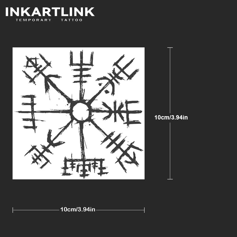 Rune Temporary Tattoo ⚡ᚠᚢᚦ