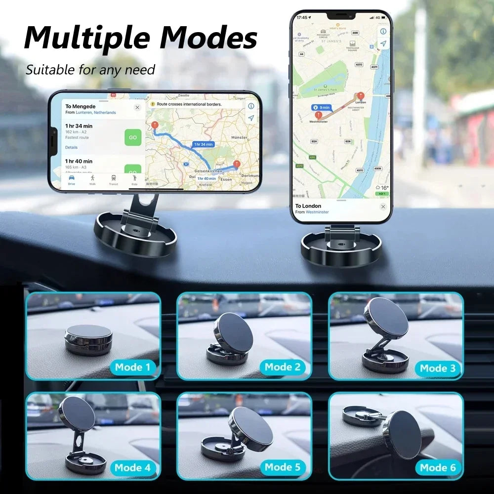 Magnetic 720° Foldable Car Phone Holder