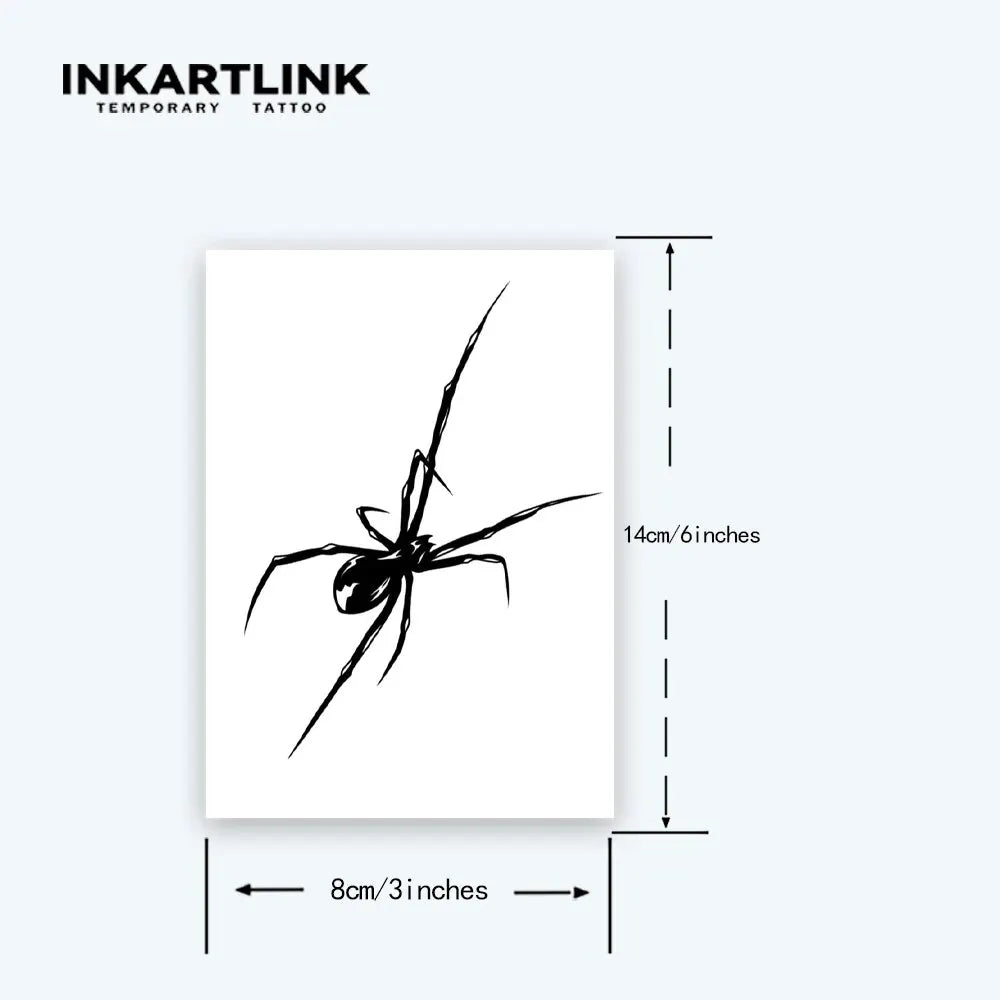 Spider Temporary Tattoo 🕷️🕸️