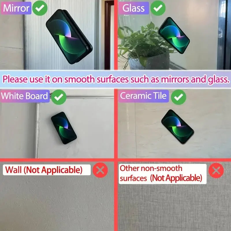 Magic Grip Phone Mat 🧲 Anti-Slip Silicone Pad - Sticks to ANY Surface!"