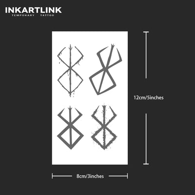 Berserker Temporary Tattoo ⚔️💀