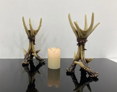 Antler Forge Candle Holder – Nordic Spirit & Wilderness Charm