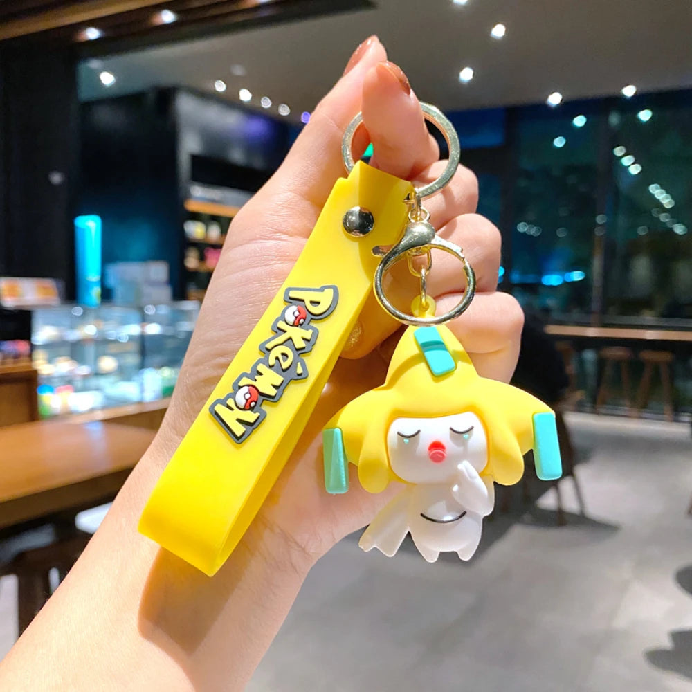 Pokémon Keychain 2025 – Pikachu, Psyduck, Gengar & More Cartoon Figures 🎒✨