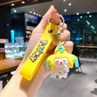 Pokémon Keychain 2025 – Pikachu, Psyduck, Gengar & More Cartoon Figures 🎒✨