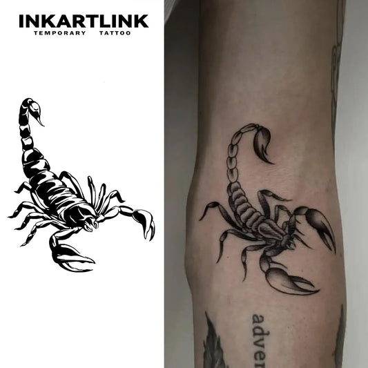 Scorpion Temporary Tattoo Sticker 🦂🔥