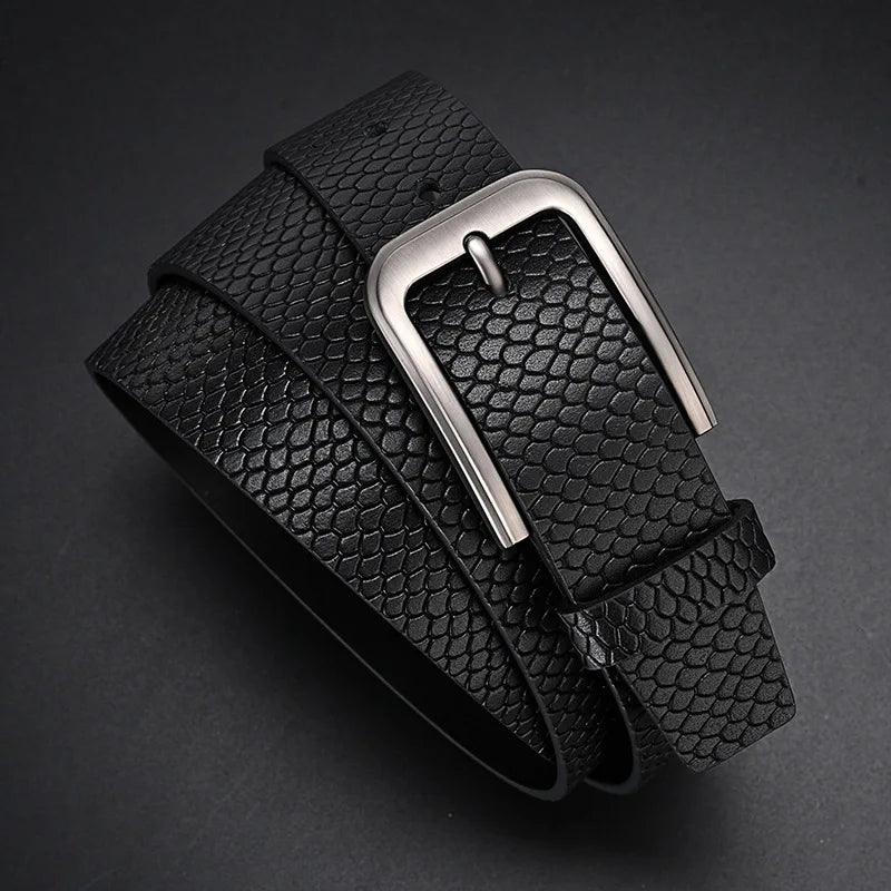 Trendsetter Men's Belt 🔥 PU Leather w/ Alloy Buckle - Business &amp; Casual Strap