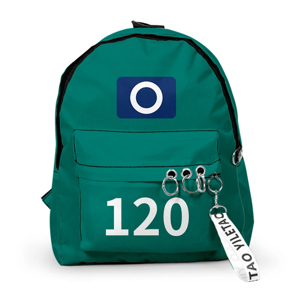 2025 Korea Game Season2 School Handbags Unisex Solid Printing Outdoor Sports Daypacks Student Large Capacity for Outdoor Hinking