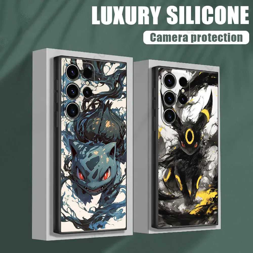 Pokémon Shadows & Vines Ultra Case – Bulbasaur, Umbreon, Samsung Galaxy