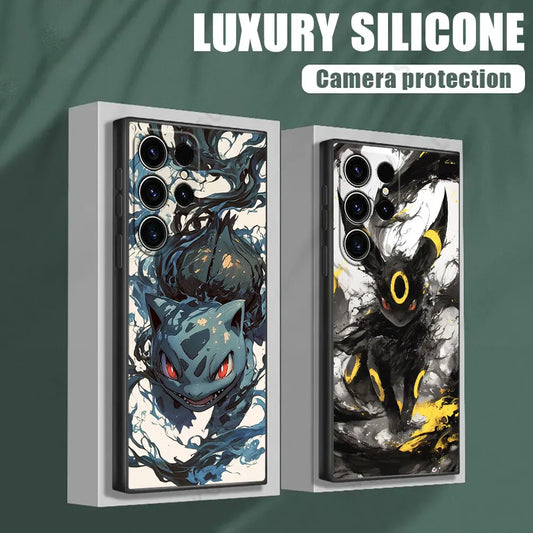 Pokémon Shadows & Vines Ultra Case – Bulbasaur, Umbreon, Samsung Galaxy