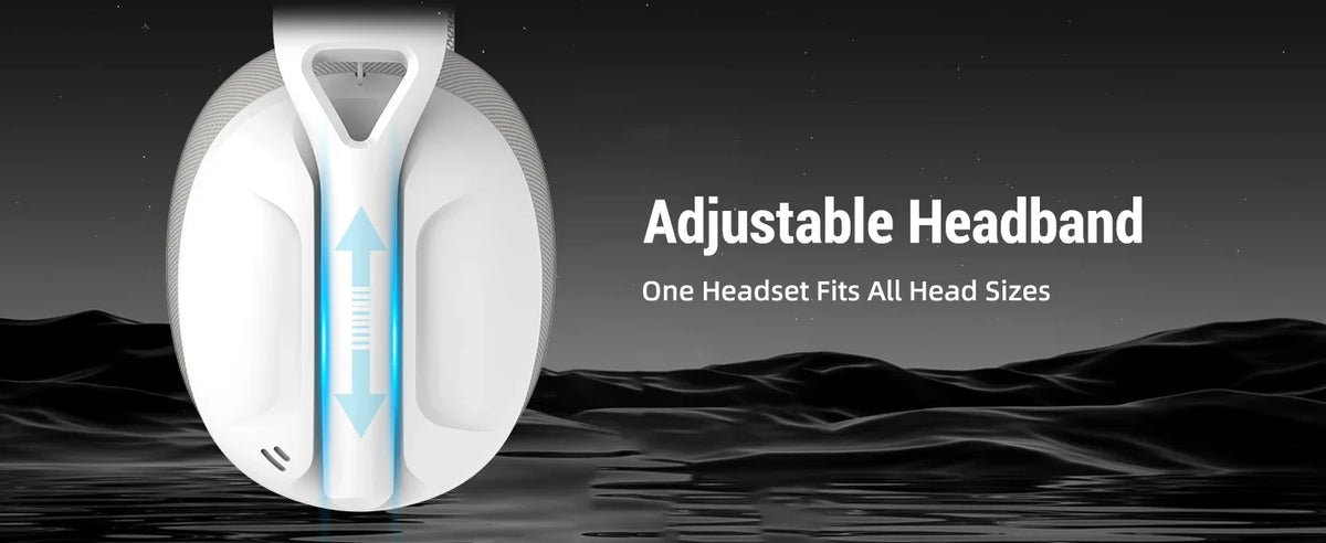ATTACK SHARK L80 Ultra-Light Tri-Mode Gaming Headset – Wireless Gaming Headphones for PC, PS4, PS5, Switch & Xbox