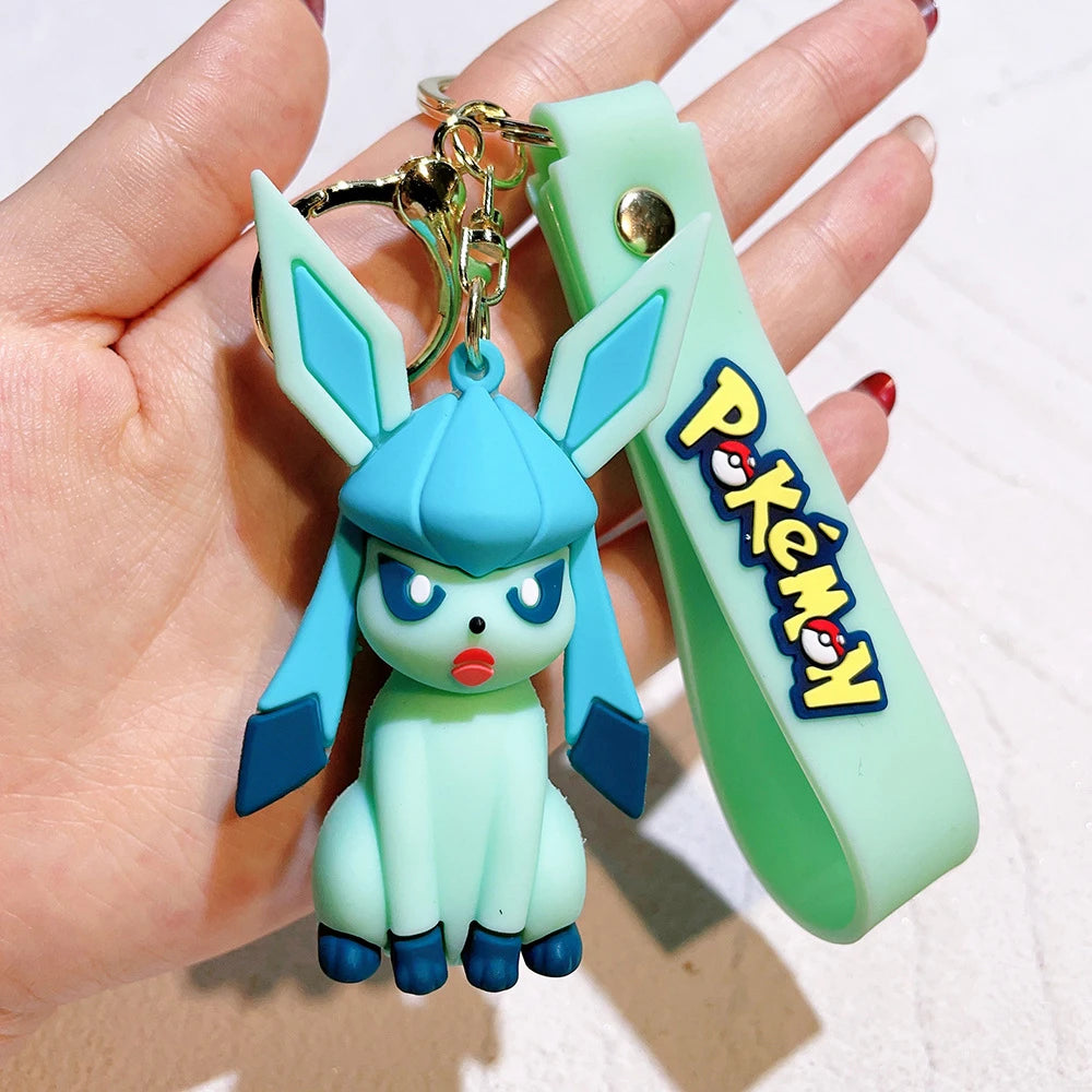 Pokémon Keychain 2025 – Pikachu, Psyduck, Gengar & More Cartoon Figures 🎒✨
