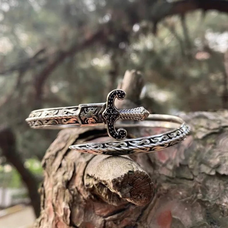 Viking Sword Bracelet Excalibur – Viking-Inspired Zircon Armring