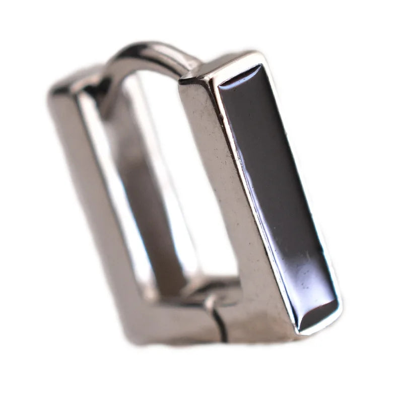 925 Sterling Silver Square Hoops Earrings – Hypoallergenic