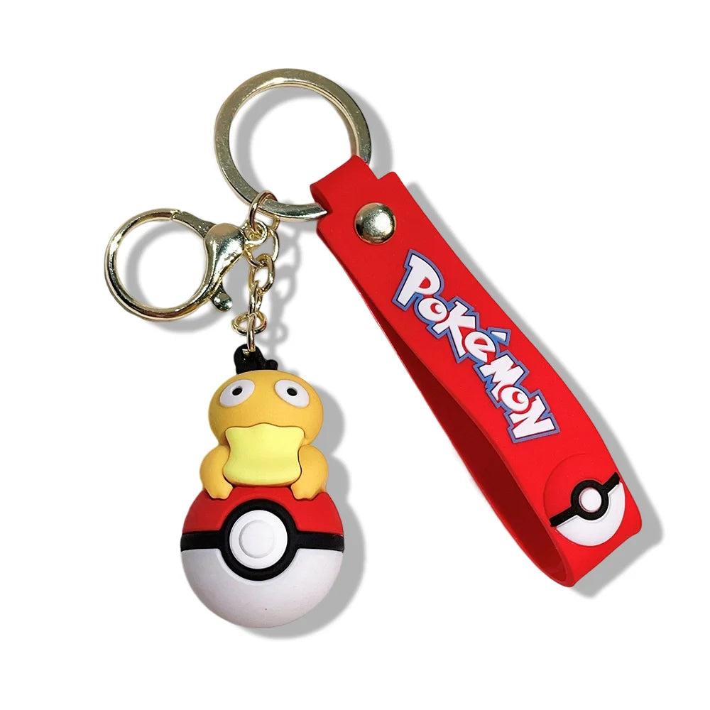 Pokémon Keychain 2025 – Pikachu, Psyduck, Gengar & More Cartoon Figures 🎒✨