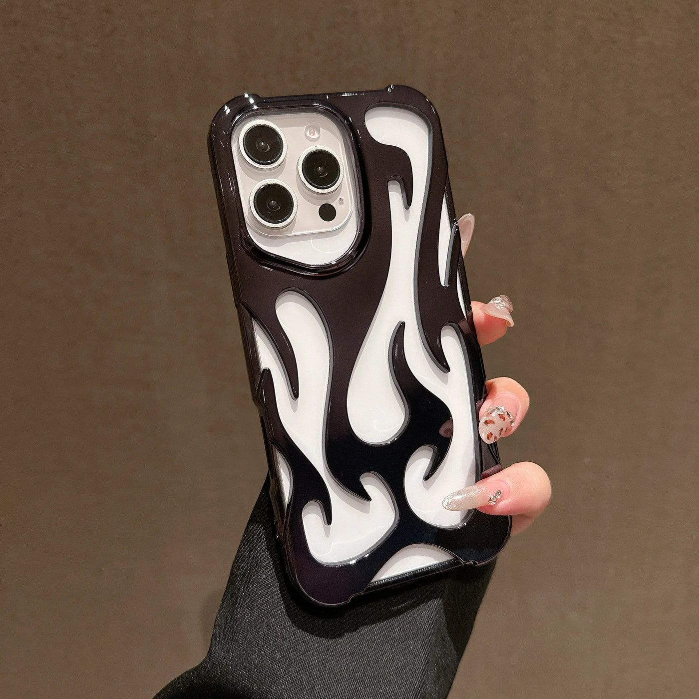 3D FLAME Phone Case 🔥 Matte Shockproof – Fits iPhone 13/12/11 Pro/Max&nbsp;
