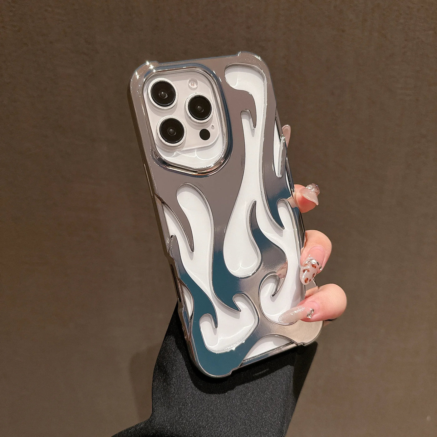 3D FLAME Phone Case 🔥 Matte Shockproof – Fits iPhone 13/12/11 Pro/Max&nbsp;
