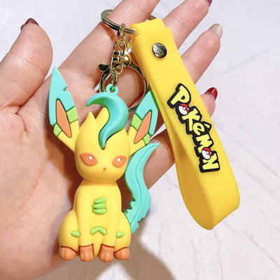 Pokémon Keychain 2025 – Pikachu, Psyduck, Gengar & More Cartoon Figures 🎒✨