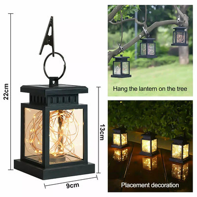 2X Solar Hanging Light – Weatherproof for Garden & Patio