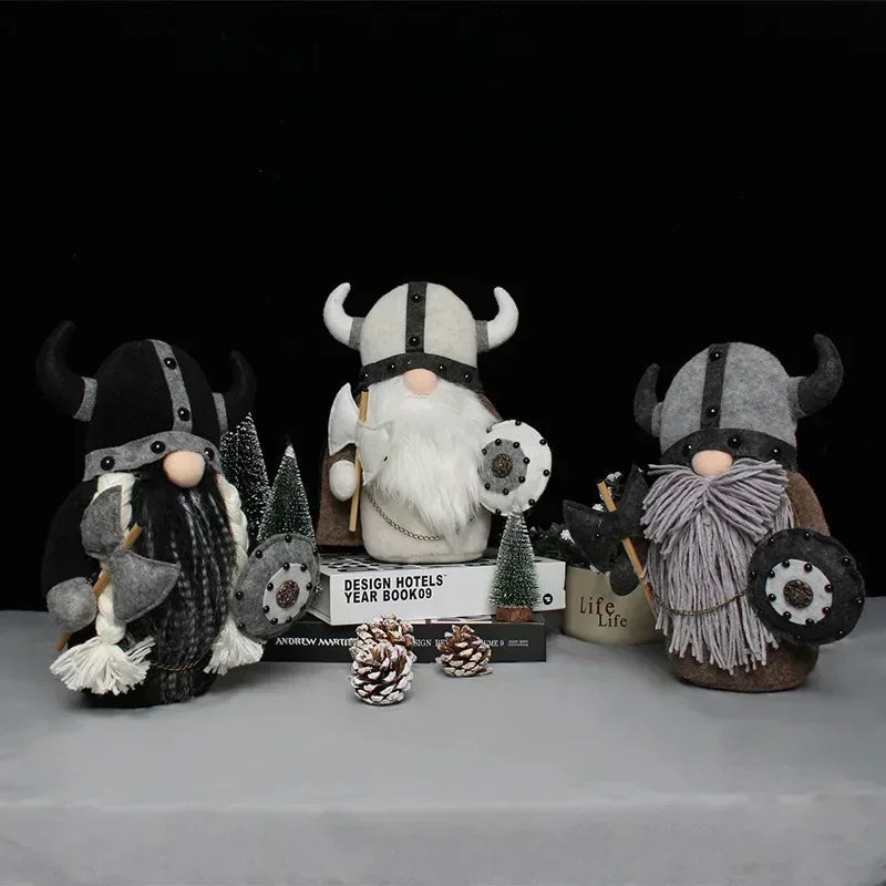 Faceless Viking Warrior Plush Doll