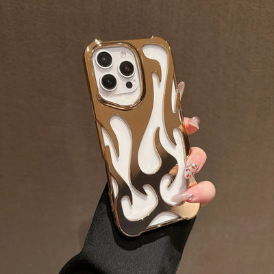 3D FLAME Phone Case 🔥 Matte Shockproof – Fits iPhone 13/12/11 Pro/Max&nbsp;