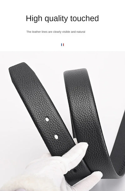 Trendsetter Men's Belt 🔥 PU Leather w/ Alloy Buckle - Business &amp; Casual Strap