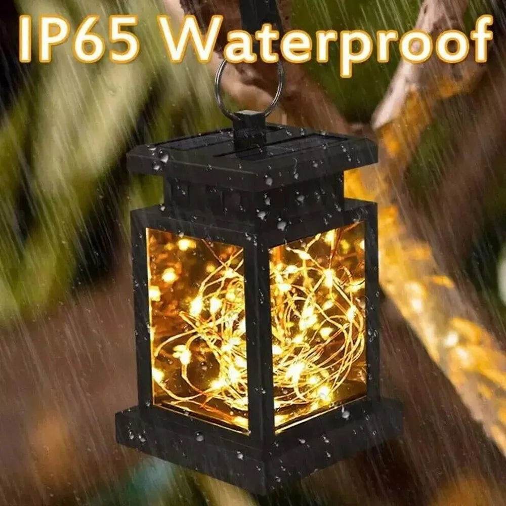 2X Solar Hanging Light – Weatherproof for Garden & Patio