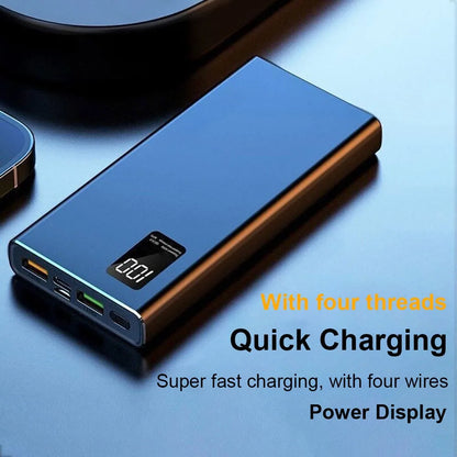 20000mAh Fast Charge Power Bank – 2 USB External Battery for Phones & Tablets 🔋📱