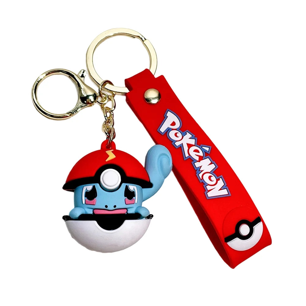 Pokémon Keychain 2025 – Pikachu, Psyduck, Gengar & More Cartoon Figures 🎒✨