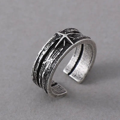 Jarl’s Silver Night – Viking Silver Ring ⚔️🌙