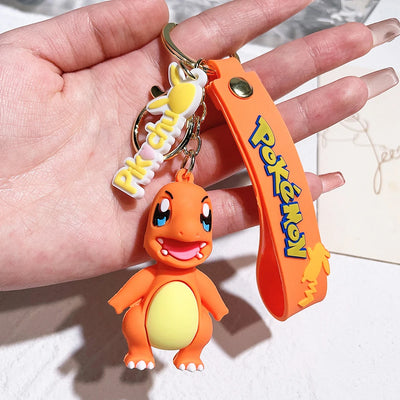 Pokémon Keychain 2025 – Pikachu, Psyduck, Gengar & More Cartoon Figures 🎒✨