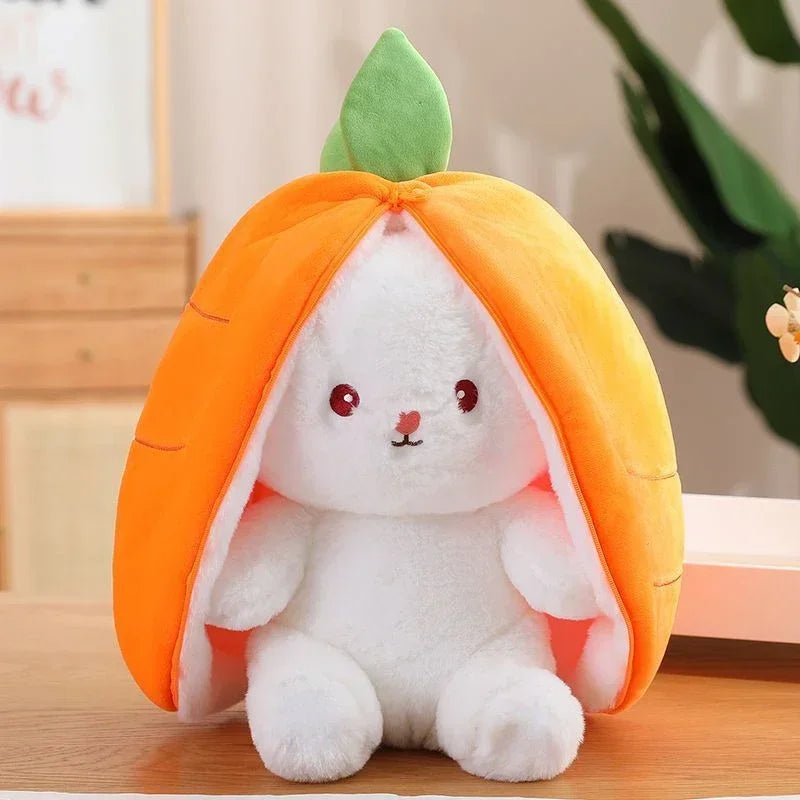 Plush Bunny Strawberry 🍓 & Carrot 🥕 25cm