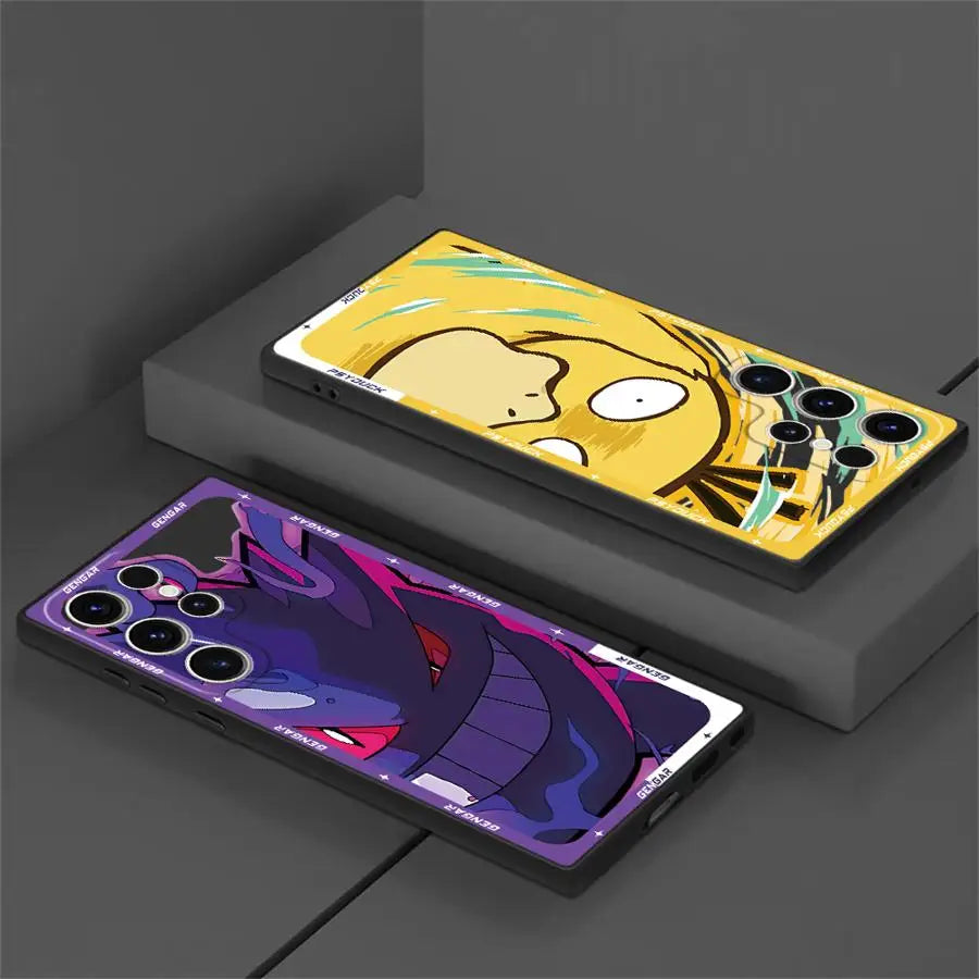 Luxury Pokémon Case for Samsung Galaxy – Matte Shockproof Cover