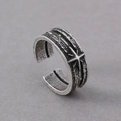 Jarl’s Silver Night – Viking Silver Ring ⚔️🌙