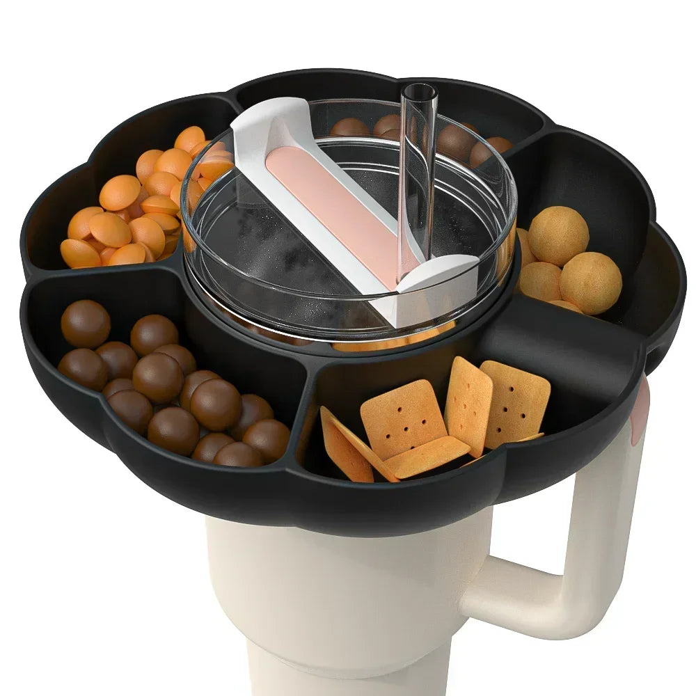 Snack Tray 🍿 for Stanley 40/30 oz – Reusable Snack Divider Bowl