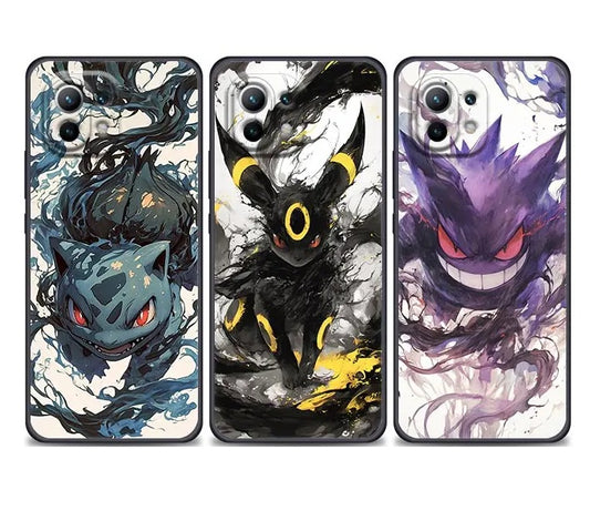 Xiaomi & POCO Pokémon Phone Case – Bulbasaur, Umbreon, Gengar | Shockproof Soft Cover for Xiaomi & POCO (15 Ultra / 11T / 12T / 13T / 14T Pro / 11 Lite / POCO X7 / M7 / F7 Pro / F5 / F6 / M6 / X3 / X5 / X6)